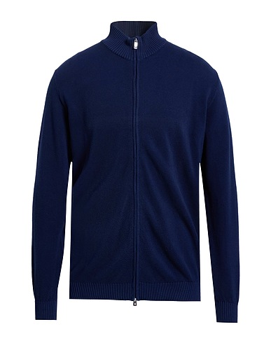 FEDELI Cardigan FOR BONGENIE GRIEDER Navy blue 100% Cotton
