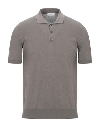 ALPHA STUDIO Pullover Maulwurfsgrau 100% Baumwolle