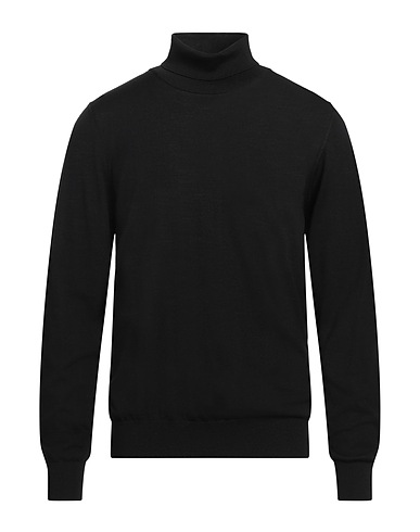 DUNHILL タートルネック ブラック ウール 100%