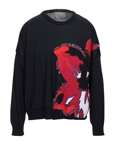 FRANKIE MORELLO Jumper Midnight blue 52% Cotton, 45% Viscose, 3% Polyamide