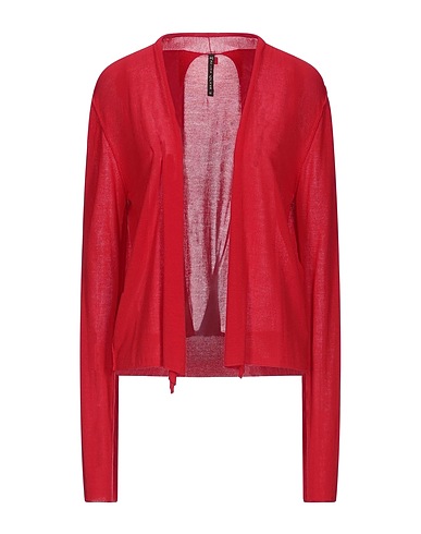 MANILA GRACE Strickjacke Rot 100% Lyocell