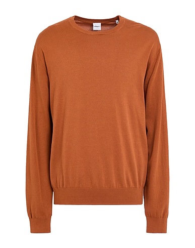 ASPESI Pullover Braun 100% Baumwolle