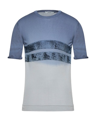 ALPHA STUDIO Sweater Slate blue 91% Modal, 9% Cashmere