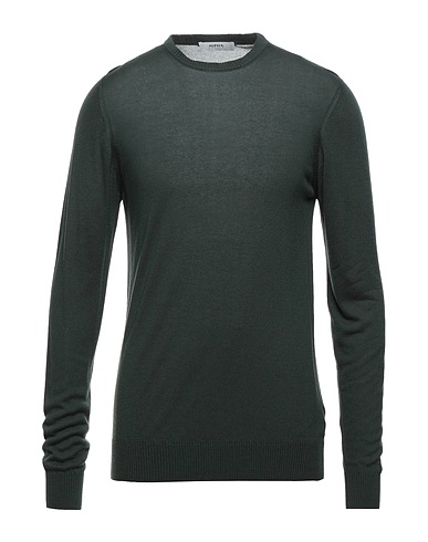 ALPHA STUDIO Jumper Dark green 91% Modal, 9% Cashmere