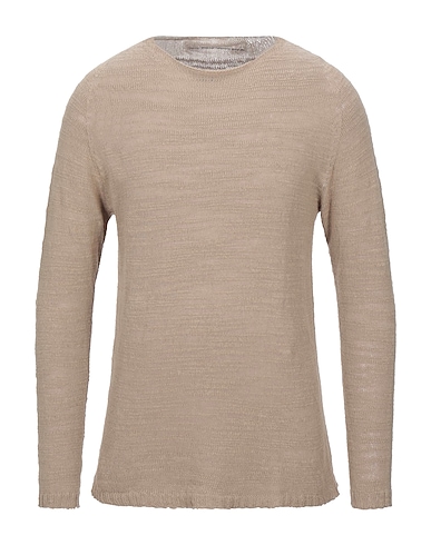 ..,BEAUCOUP Jumper Beige 77% Cotton, 23% Linen