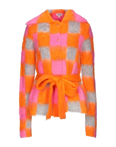 KENZO Cardigan Orange 56% Mohair wool, 21% Polyamide, 20% Alpaca wool, 3% Wool