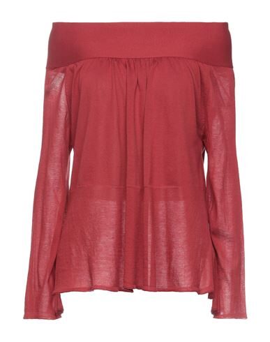 Malo Sweaters In Brick Red