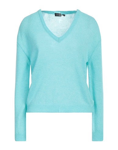 ARAGONA Cashmere jumper Turquoise 94% Cashmere, 6% Polyamide