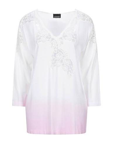 ERMANNO DI ERMANNO SCERVINO Jumper White 70% Cotton, 30% Polyamide