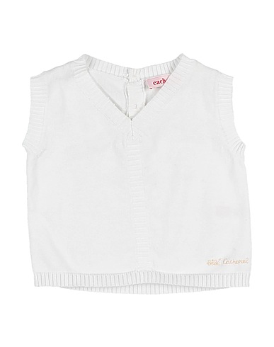 CACHAREL Sleeveless sweater White 100% Cotton