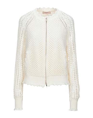 TWINSET Cardigan Ivory 100% Cotton