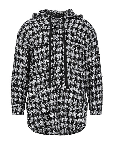 FAITH CONNEXION Jacke Schwarz 42% Baumwolle, 35% Polyamid, 13% Acryl, 8% Andere Fasern, 2% Leinen