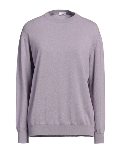 BRUNELLO CUCINELLI Cashmere jumper Lilac 100% Cashmere, Brass