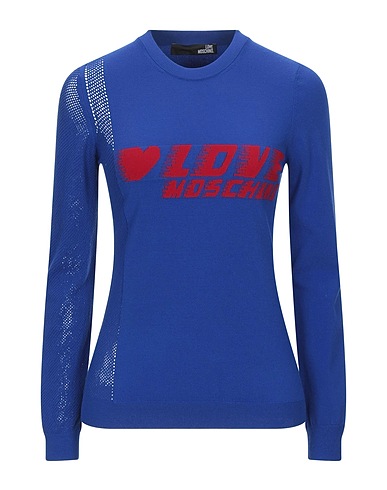 LOVE MOSCHINO Jumper Blue 70% Viscose, 30% Polyester