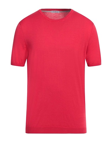 PEOPLE OF SHIBUYA Jumper Red 85% Cotton, 10% Silk, 5% Linen