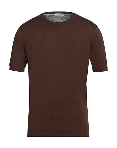PEOPLE OF SHIBUYA Pullover Cioccolato 85% Cotone, 10% Seta, 5% Lino