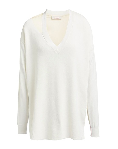 LIVIANA CONTI Sweater Ivory 100% Cotton, Viscose, Elastane