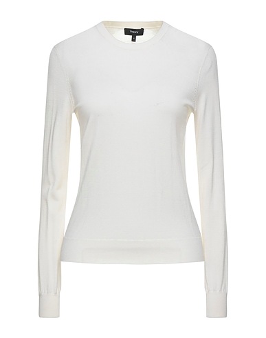 THEORY Jumper Ivory 96% Wool, 4% Other Fibres