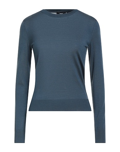 THEORY Pullover Blu navy 96% Lana, 4% Altre Fibre