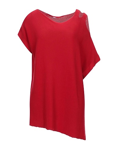 ROSSOPURO Pullover Rosso 100% Cotone