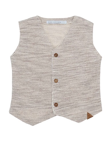 GREY DANIELE ALESSANDRINI Cardigan Beige 100% Cotton