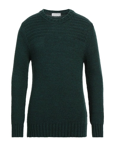 PMDS PREMIUM MOOD DENIM SUPERIOR Sweater Dark green 50% Acrylic, 30% Wool, 10% Viscose, 10% Alpaca wool