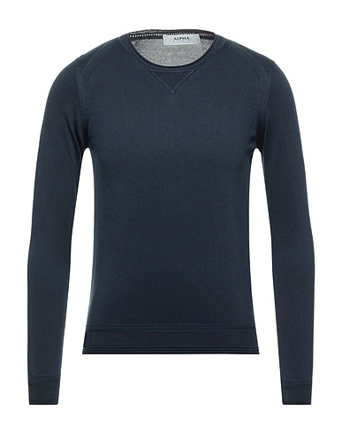 ALPHA STUDIO Jumper Midnight blue 100% Cotton