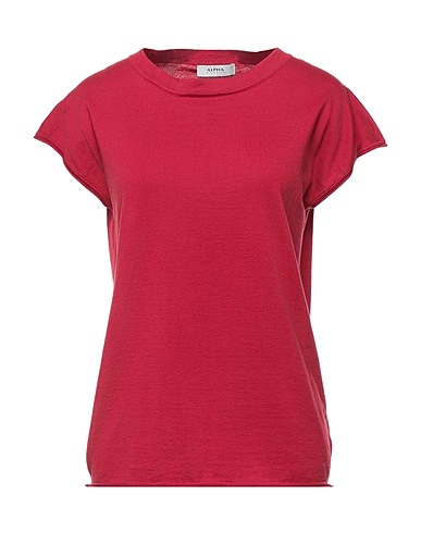 ALPHA STUDIO Jumper Burgundy 100% Cotton