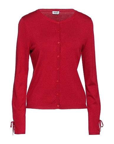 LIU •JO Cardigan Red 80% Viscose, 20% Polyamide