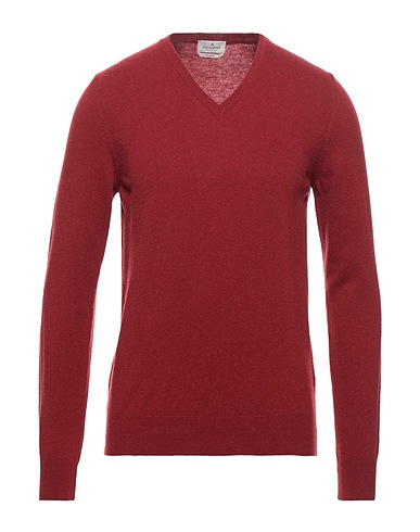 BROOKSFIELD Jumper Brick red 80% Wool, 20% Polyamide