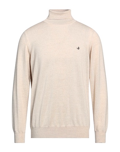 BROOKSFIELD Polo neck Beige 100% Virgin Wool