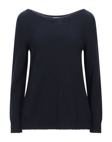 Click to view more detailed imagery on our partner's website La Fileria Blue Cotton T-shirt In Dark Blue