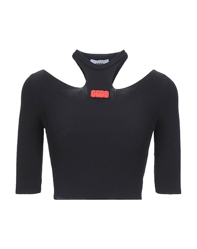 GCDS Top Black 98% Polyamide, 2% Elastane