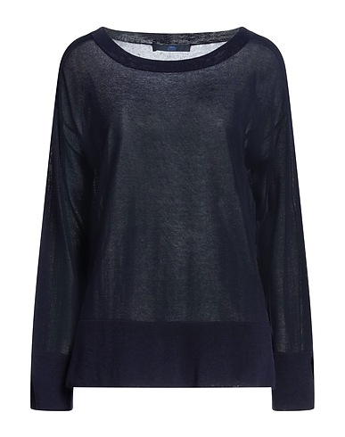 BLUE LES COPAINS Jumper Navy blue 55% Viscose, 45% Cotton