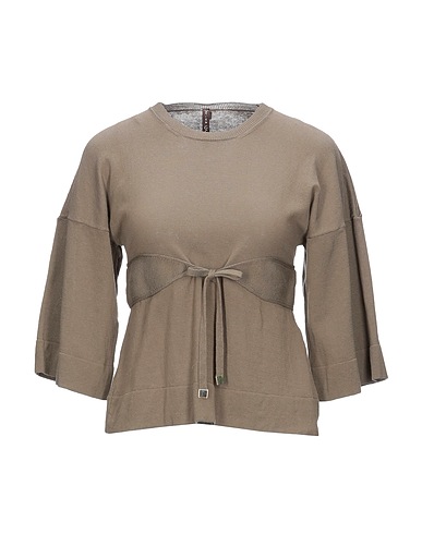 MANILA GRACE Jumper Military green 100% Cotton