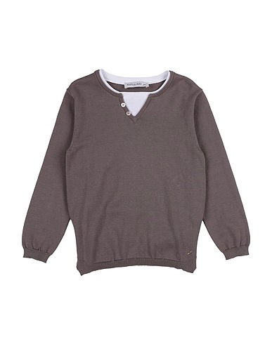 MANUEL RITZ Sweater Taupe 100% Cotton