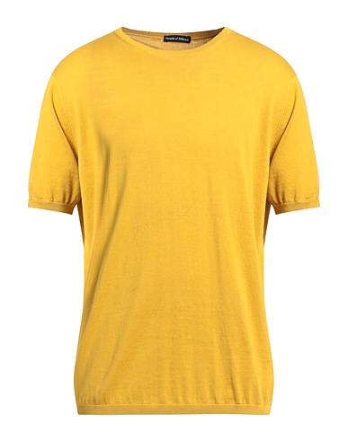 PEOPLE OF SHIBUYA Pullover Giallo ocra 100% Cotone