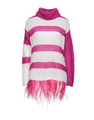 FRANKIE MORELLO Polo neck Garnet 50% Polyamide, 46% Mohair wool, 4% Wool
