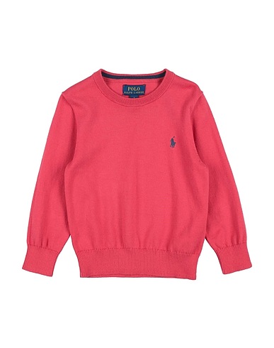 POLO RALPH LAUREN Sweater Cotton Crewneck Sweater
 Coral 100% Cotton