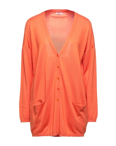 ROSSOPURO Cardigan Orange 85% Silk, 15% Cashmere