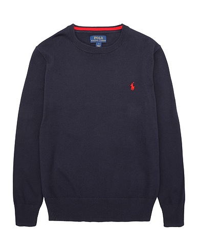 POLO RALPH LAUREN Pullover Blu notte 100% Cotone