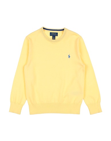POLO RALPH LAUREN Pullover Giallo 100% Cotone