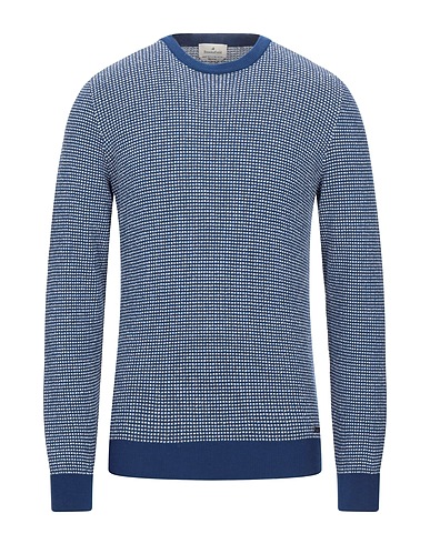 BROOKSFIELD Jumper Blue 95% Cotton, 5% Polyamide