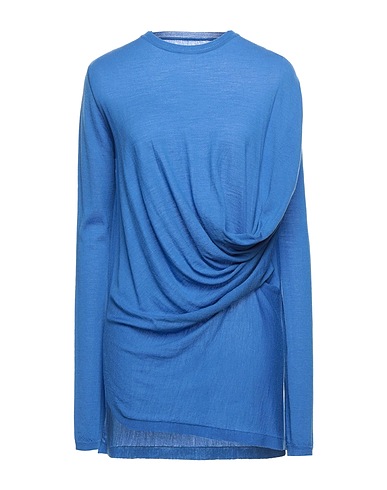 RICK OWENS Jumper Blue 100% Virgin Wool