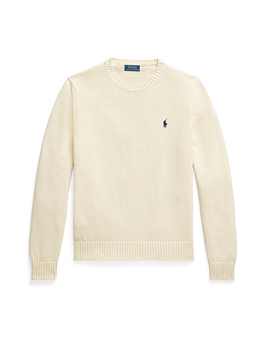 POLO RALPH LAUREN Jumper Ivory 100% Cotton