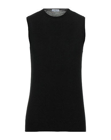 PAOLO PECORA Jumper Black 100% Wool