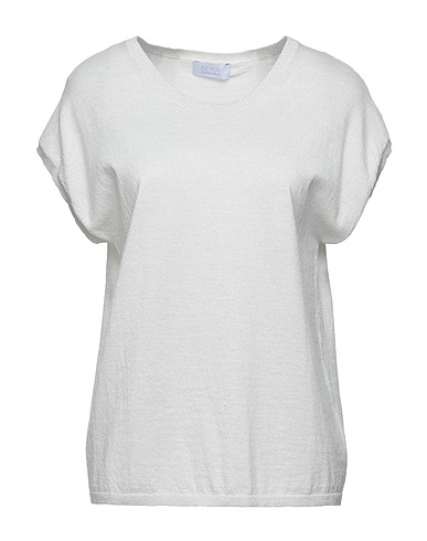 BE YOU by GERALDINE ALASIO Pullover Avorio 86% Lana, 14% Poliammide