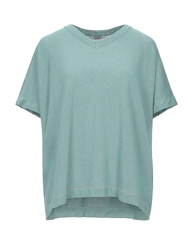 PESERICO Sweater Light green 60% Linen, 40% Cotton