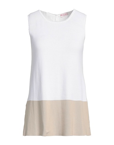 ROSSOPURO Jumper White 100% Cotton