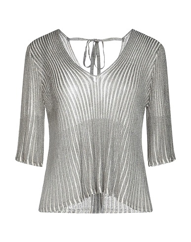 TWINSET Jumper Grey 75% Viscose, 25% Metal